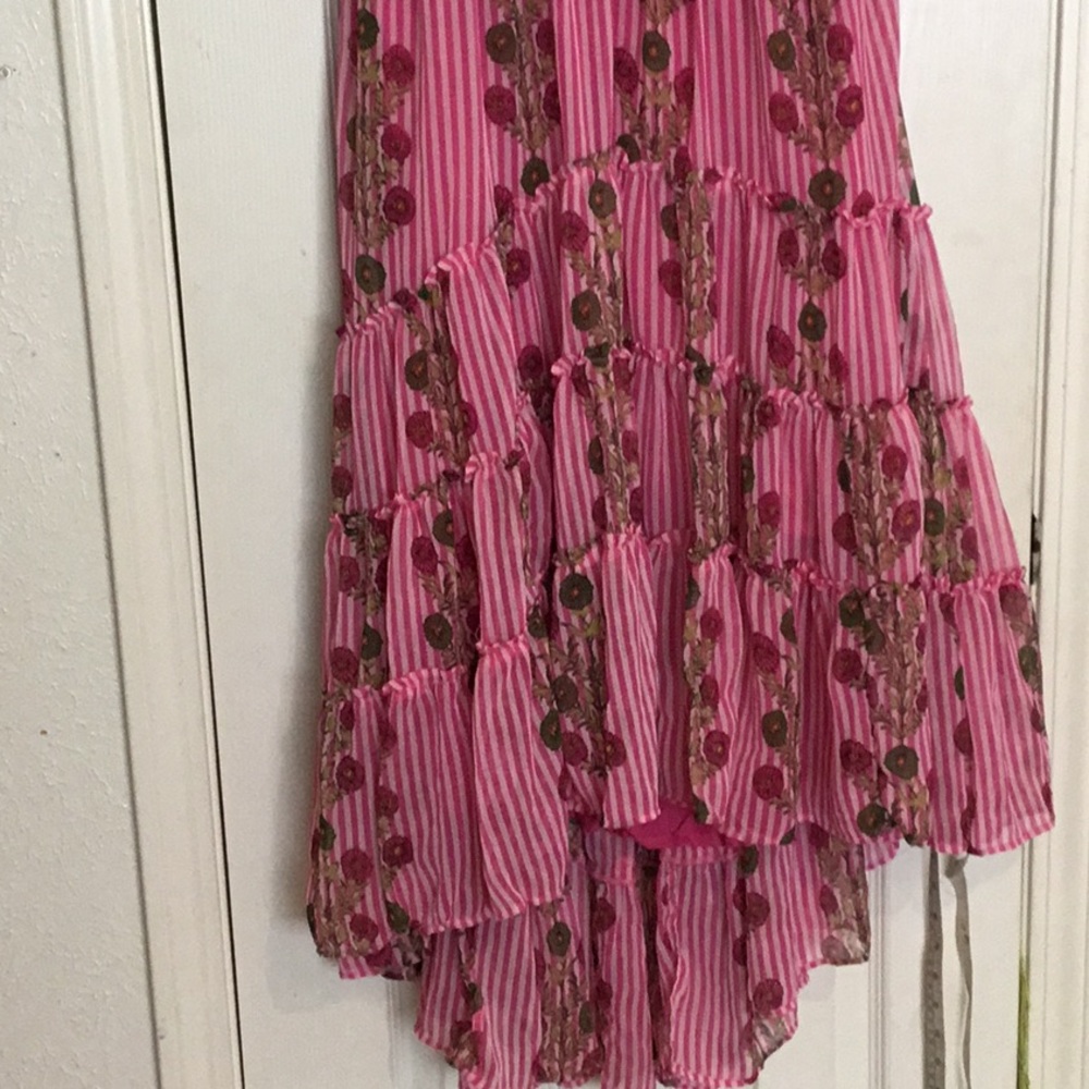 NWT Free People Pink Floral Alejandra Tiered Sundress - Picture 5 of 16